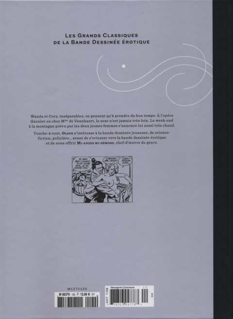 Verso de l'album Les Grands Classiques de la Bande Dessinée Érotique - La Collection Tome 120 Mi-anges mi-démons - Tome 2