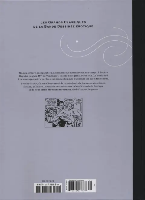 Verso de l'album Les Grands Classiques de la Bande Dessinée Érotique - La Collection Tome 120 Mi-anges mi-démons - Tome 2