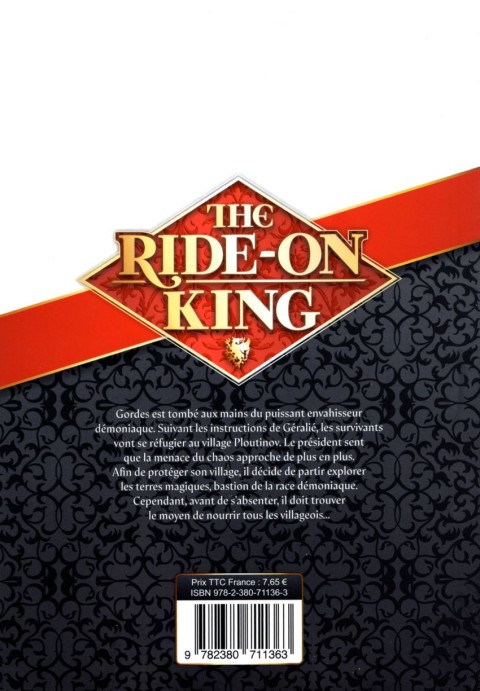 Verso de l'album The Ride-on King 4