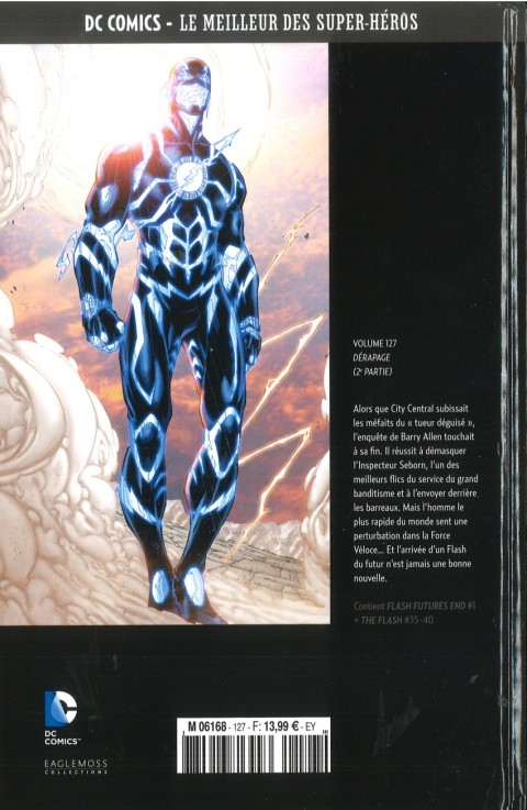 Verso de l'album DC Comics - Le Meilleur des Super-Héros Volume 127 Flash - Dérapage - 2e partie