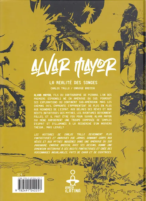 Verso de l'album Alvar Mayor Tome 3 La réalité des songes