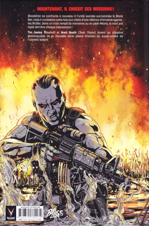 Verso de l'album Bloodshot Tome 2