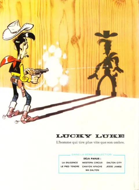 Verso de l'album Lucky Luke Tome 33 Le Pied-Tendre