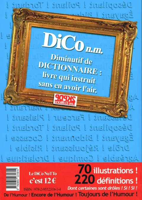 Verso de l'album Le DiCo NoTTo