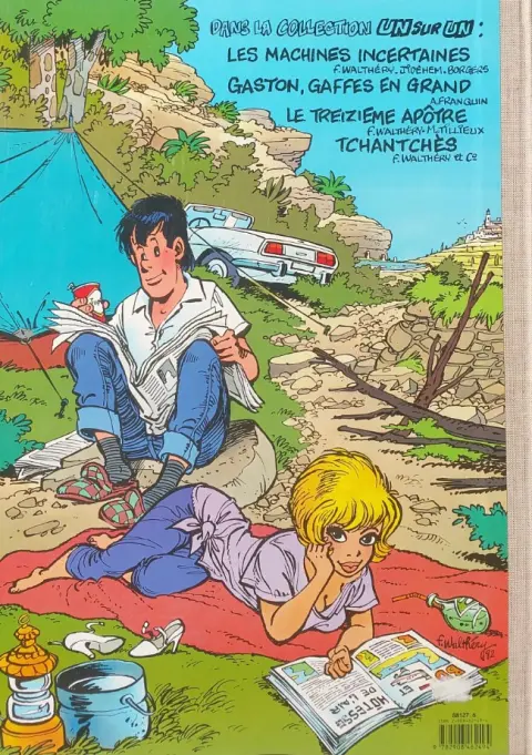 Verso de l'album Natacha Tome 15 La ceinture de Cherchemidi