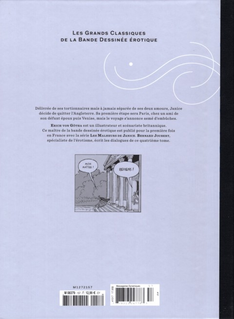 Verso de l'album Les Grands Classiques de la Bande Dessinée Érotique - La Collection Tome 157 Les malheurs de Janice