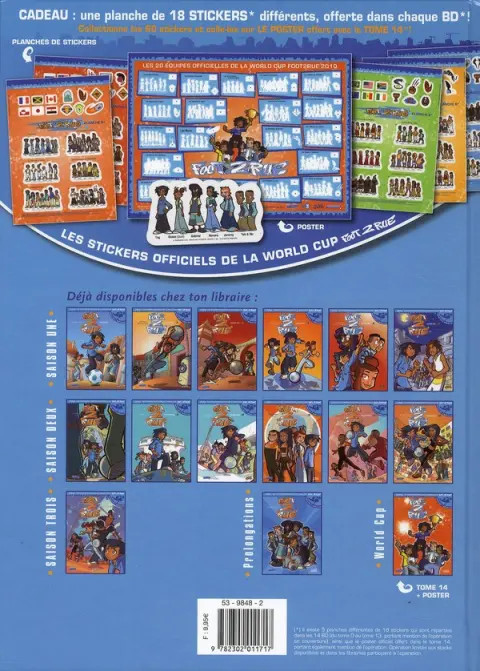 Verso de l'album Foot 2 rue Tome 4 Les ennemis de l'ombre