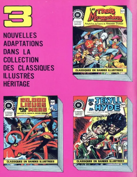 Verso de l'album Classiques illustrés Tome 3 Le bossu de Notre-Dame