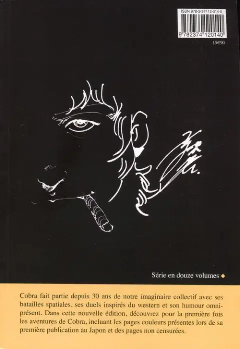 Verso de l'album Cobra - The Space Pirate 10