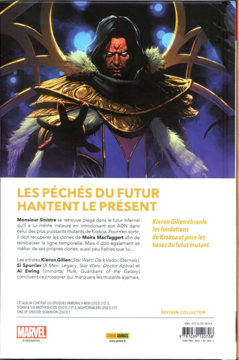 Verso de l'album Sins of Sinister Volume 2/2