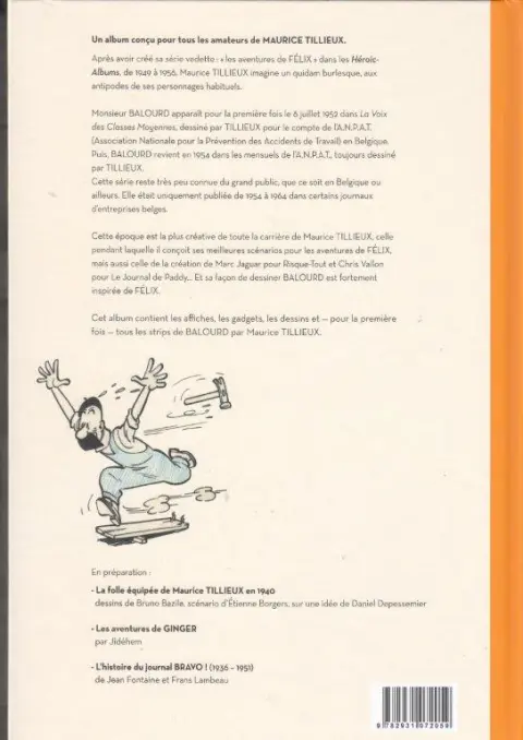Verso de l'album Les mésaventures de monsieur Balourd Balourd & Co
