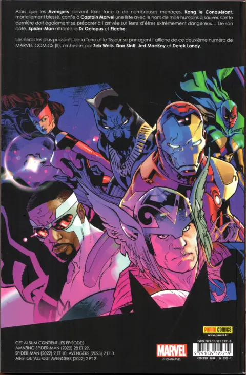 Verso de l'album Marvel Comics (II) 02