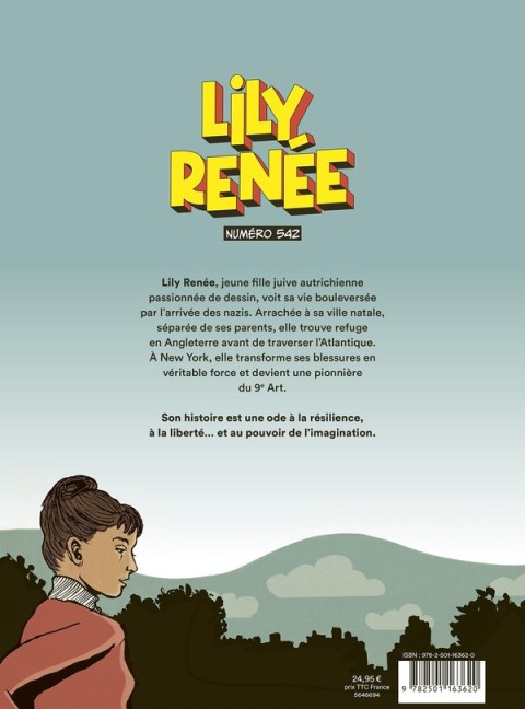 Verso de l'album Lily Renée Numéro 542