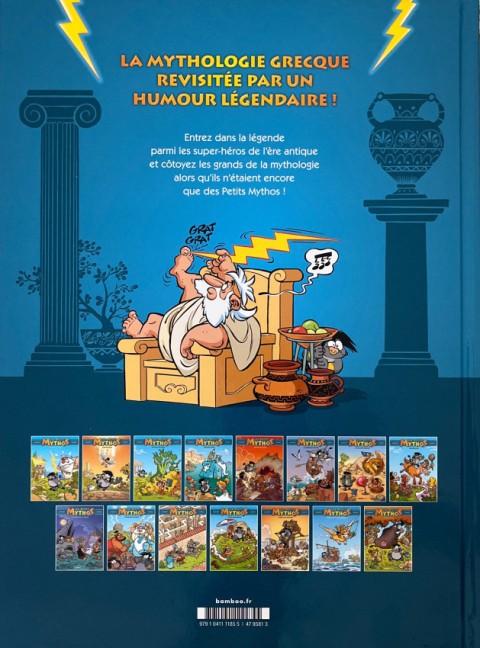 Verso de l'album Les Petits Mythos Tome 13 À Troie, on lâche tout !
