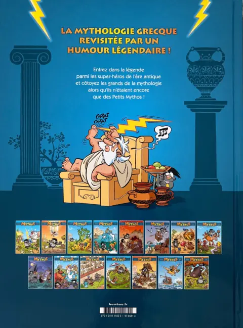 Verso de l'album Les Petits Mythos Tome 13 À Troie, on lâche tout !