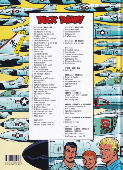 Verso de l'album Buck Danny Tome 49 La Nuit du serpent