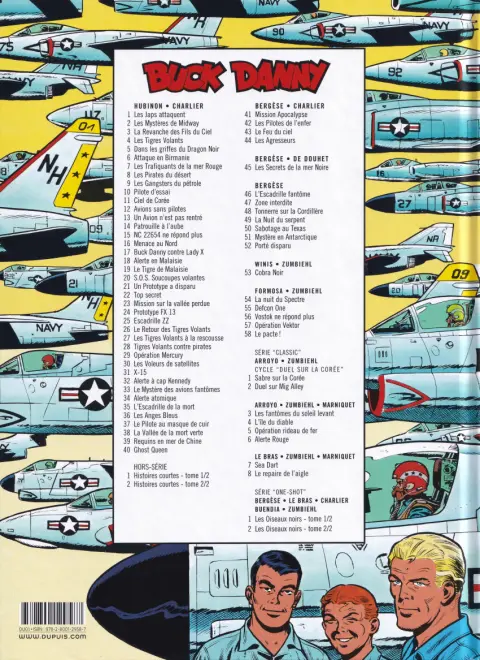 Verso de l'album Buck Danny Tome 49 La Nuit du serpent