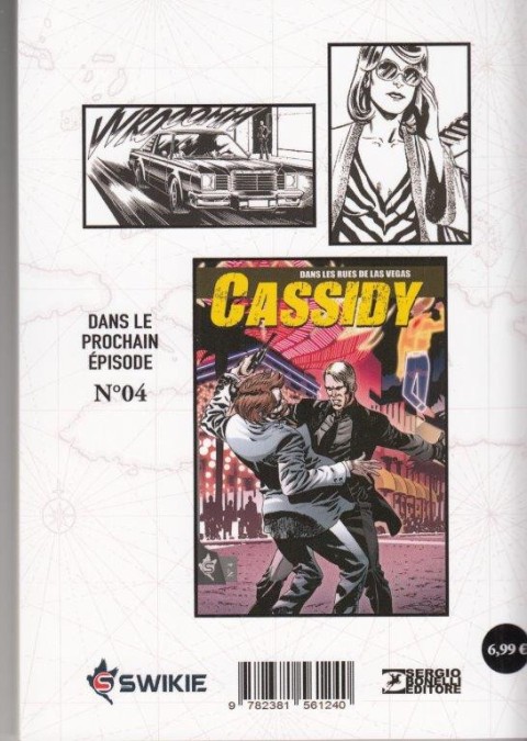 Verso de l'album Cassidy N° 3 Le Masque de sang