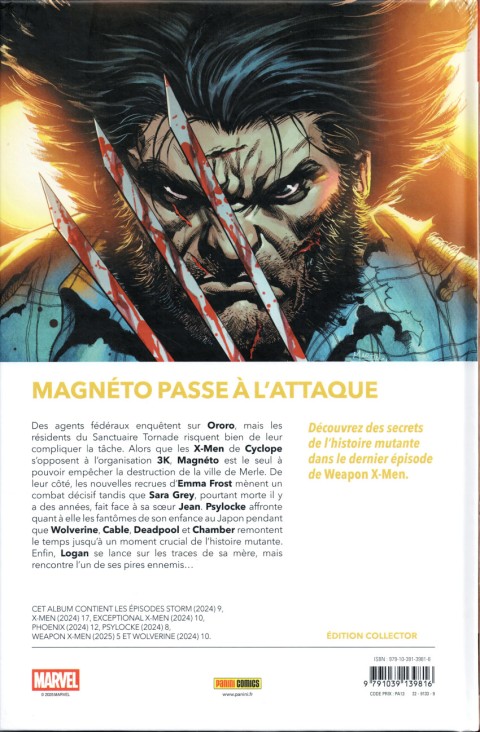 Verso de l'album X-Men 24