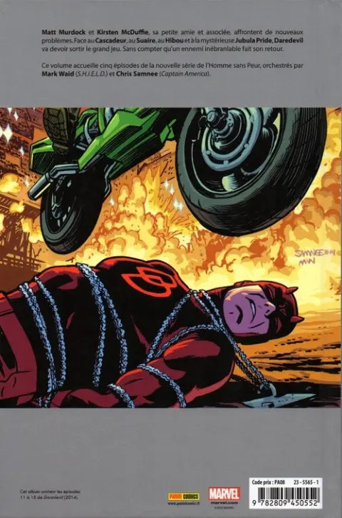 Verso de l'album Daredevil Tome 3 Épiés de toute part