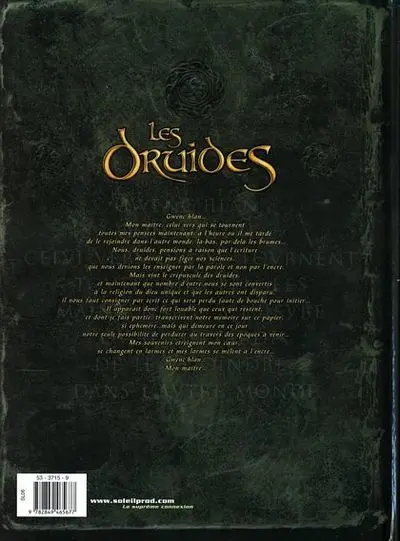 Verso de l'album Les Druides Tome 2 Is la blanche