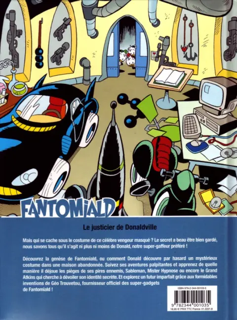 Verso de l'album Fantomiald Tome 1