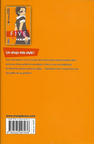 Verso de l'album Five 5