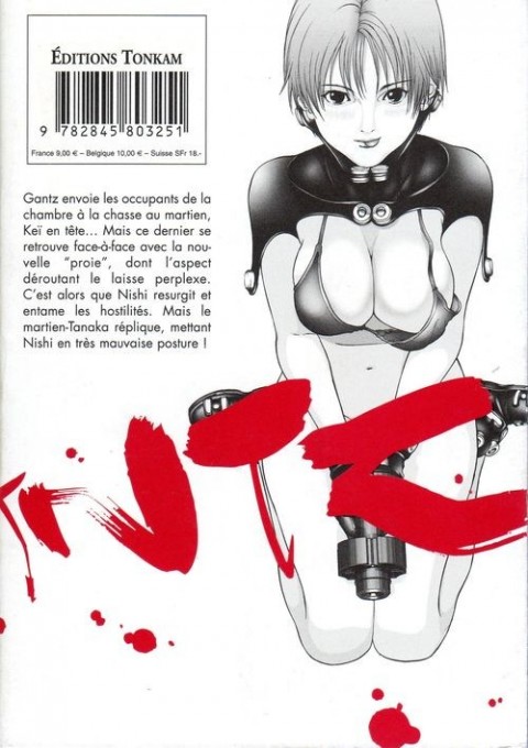 Verso de l'album Gantz 4