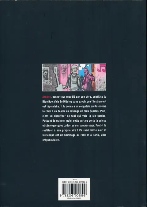 Verso de l'album La Guitare de Bo Diddley