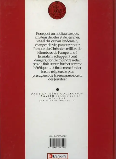 Verso de l'album Ignace Nous n'irons pas à Jérusalem