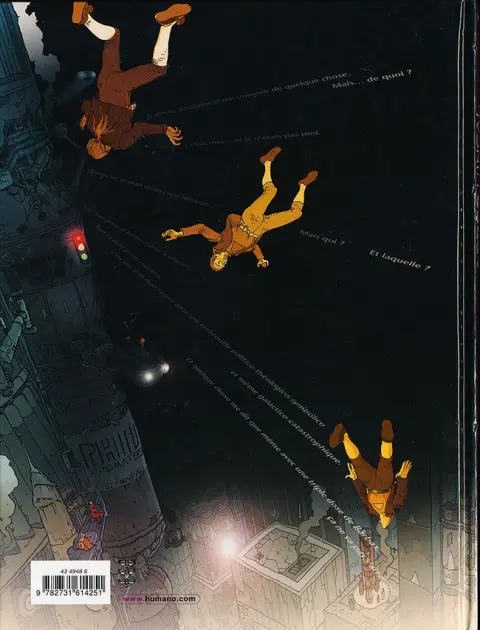 Verso de l'album Après l'Incal Tome 1 Le nouveau rêve