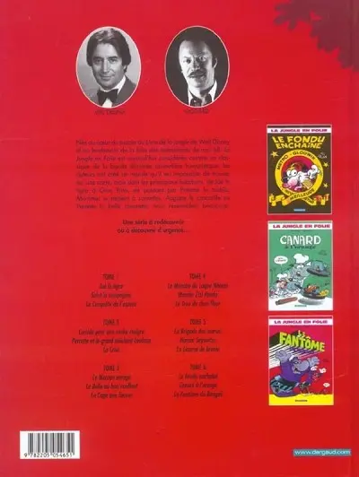 Verso de l'album La Jungle en folie L'Intégrale Tome 6