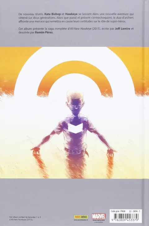 Verso de l'album All-New Hawkeye Tome 1 Wunderkammer