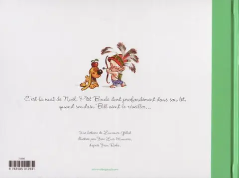Verso de l'album P'tit Boule & Bill Tome 2 Noël indien