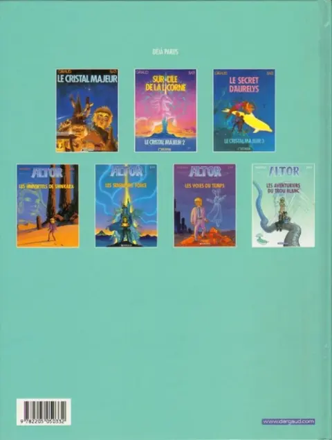 Verso de l'album Altor Tome 7 Les aventuriers du Trou Blanc