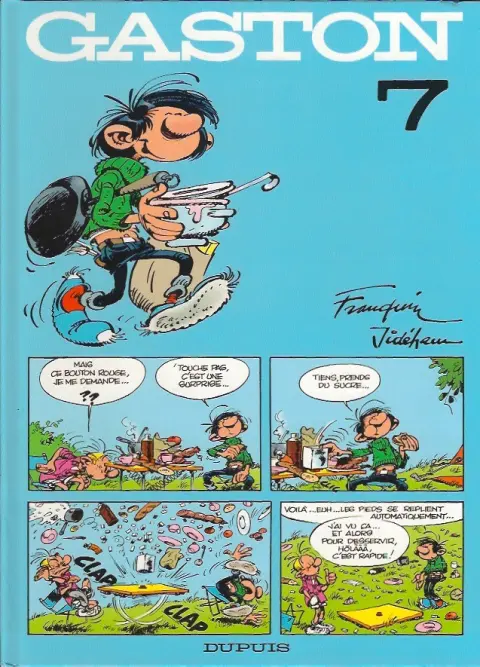 Couverture de l'album Gaston Tome 7 Édition spéciale 40e anniversaire