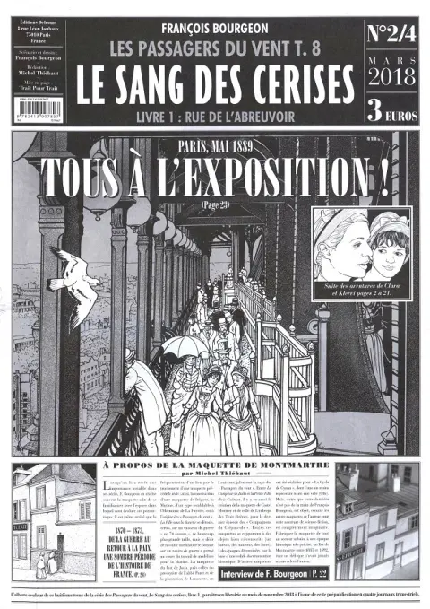 Couverture de l'album Les Passagers du vent Tome 8 Le Sang des cerises - Livre 1 (2/4)
