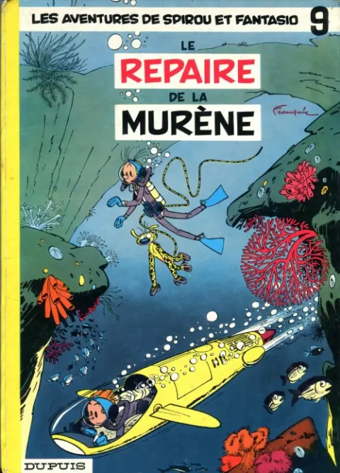 Couverture de l'album Spirou et Fantasio Tome 9 Le repaire de la murène