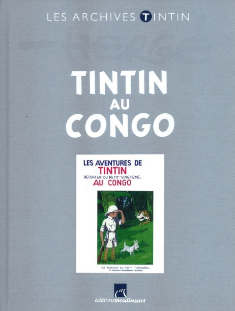Couverture de l'album Les archives Tintin Tome 36 Tintin au Congo