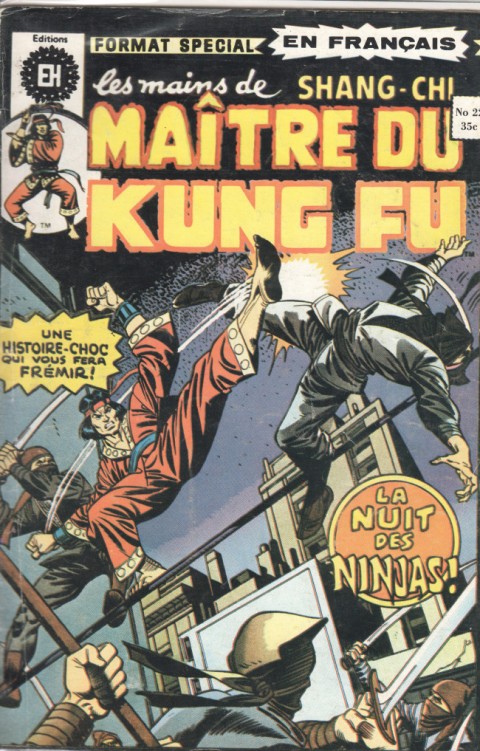 Couverture de l'album Les Mains de Shang-Chi, maître du Kung-Fu N° 22 Cage de mythes, ménagerie de miroirs !
