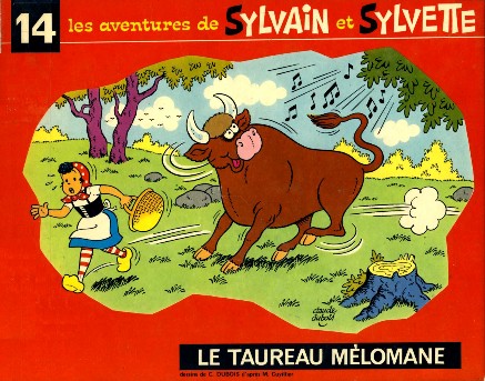 Couverture de l'album Sylvain et Sylvette Tome 14 Le Taureau mélomane