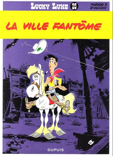 Couverture de l'album Lucky Luke Tome 25 La ville fantôme