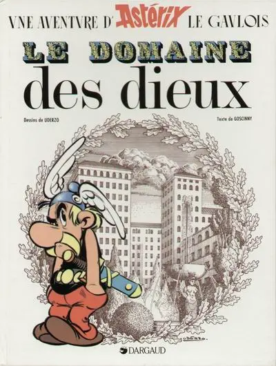 Couverture de l'album Astérix Tome 17 Le domaine des dieux