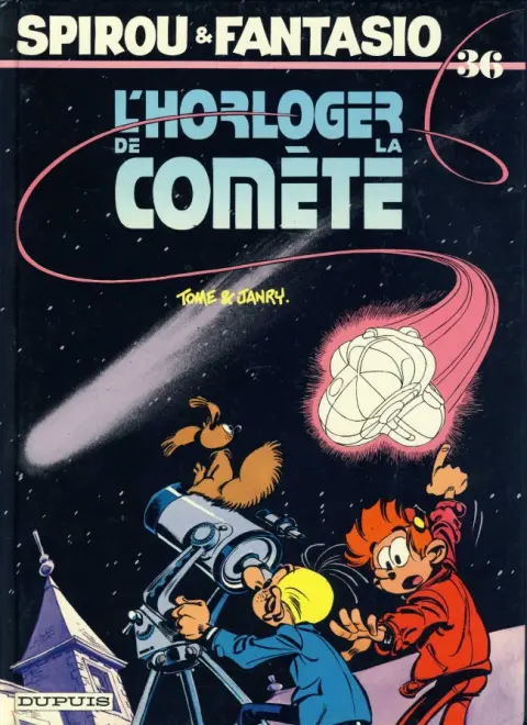 Couverture de l'album Spirou et Fantasio Tome 36 L'horloger de la comète