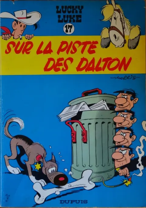 Couverture de l'album Lucky Luke Tome 17 Sur la piste des Dalton
