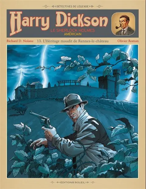 Couverture de l'album Harry Dickson Tome 13 L'héritage maudit de rennes-le-château
