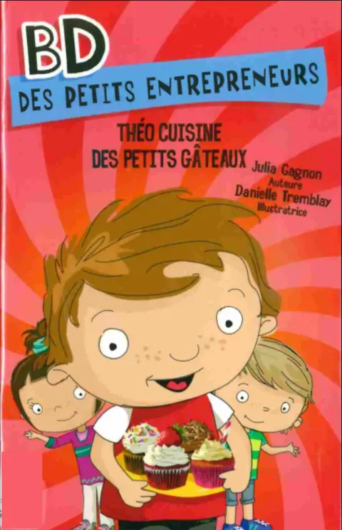 BD des petits entrepreneurs 4 Théo cuisine des petits gâteaux