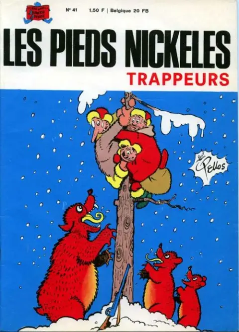 Couverture de l'album Les Pieds Nickelés Tome 41 Les Pieds Nickelés trappeurs
