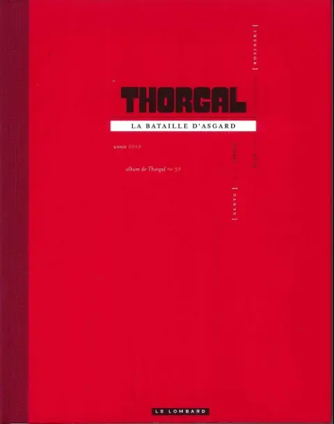 Couverture de l'album Thorgal Tome 32 La Bataille d'Asgard