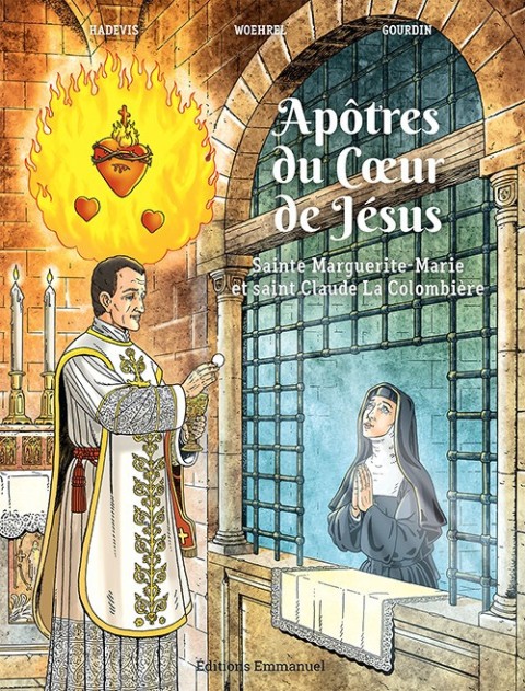 Couverture de l'album Apôtres du Cœur de Jésus Sainte Marguerite-Marie et saint Claude La Colombière